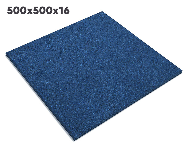 Резиновая плитка 500х500х16 мм